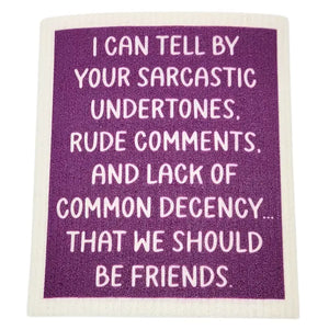 Swedish Dishcloth - We Should Be Friends