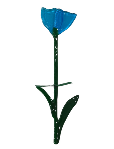 Single Stem Suncatcher - Blue