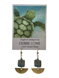 Half Moon Blues Earrings