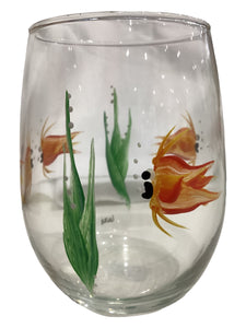 Stemless Wine Glass - Fish