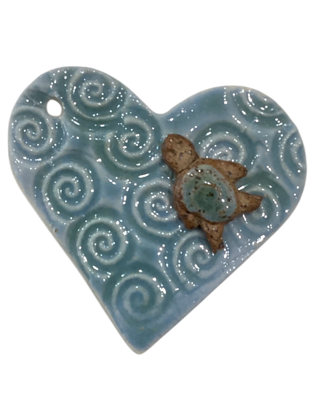 Heart with Turtle Ornament