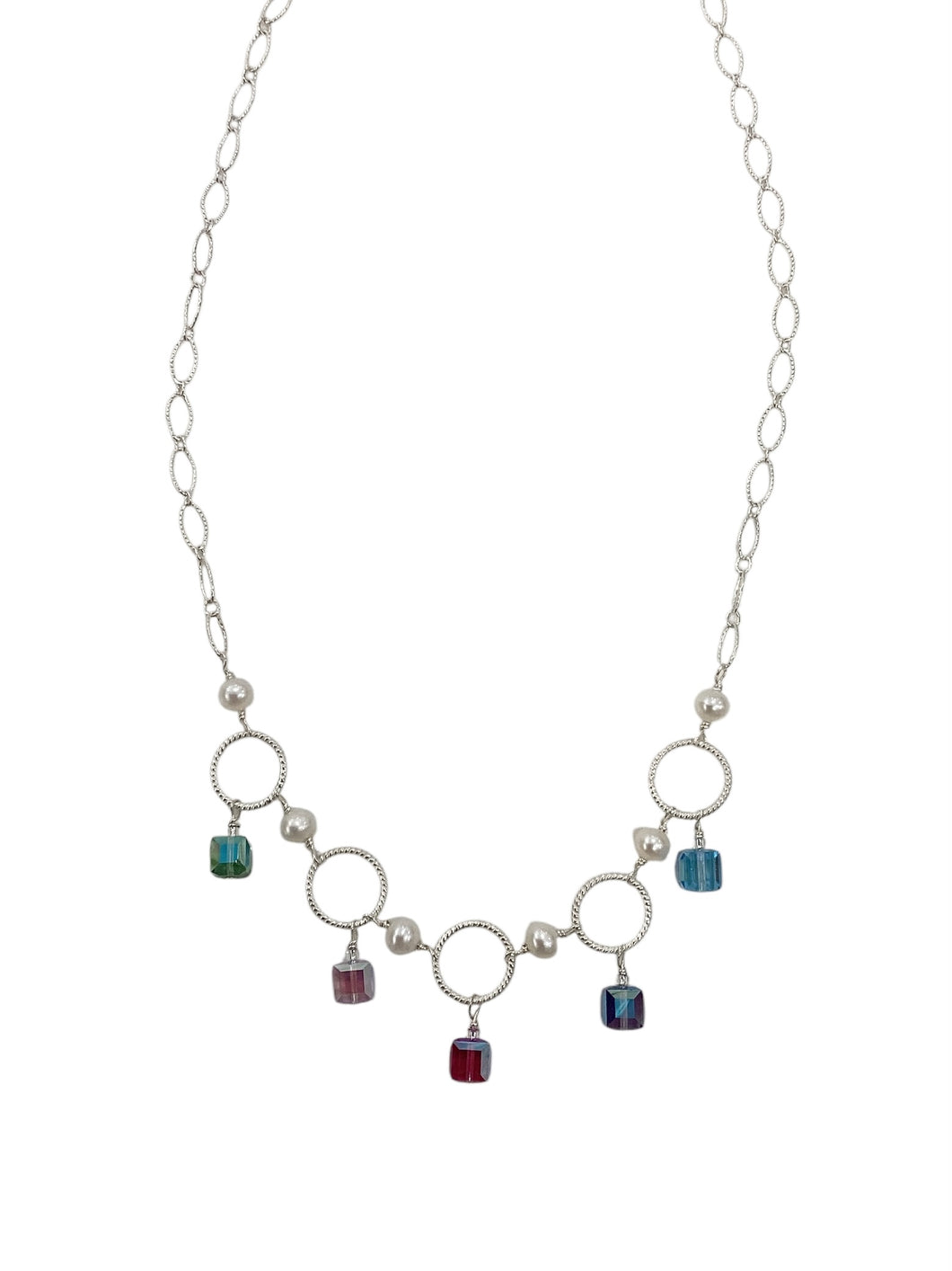 Swarovski Cubes Necklace