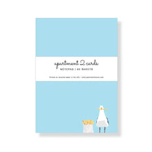 Seagull with French Fry Notepad