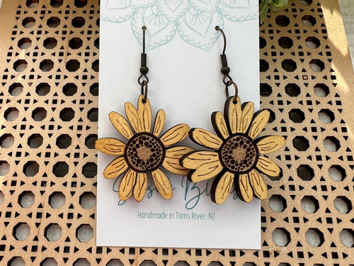Daisy Earrings - Yellow