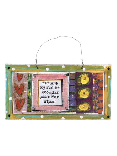 Cardboard Plaque - You are My Sun, My Moon and All of My Stars