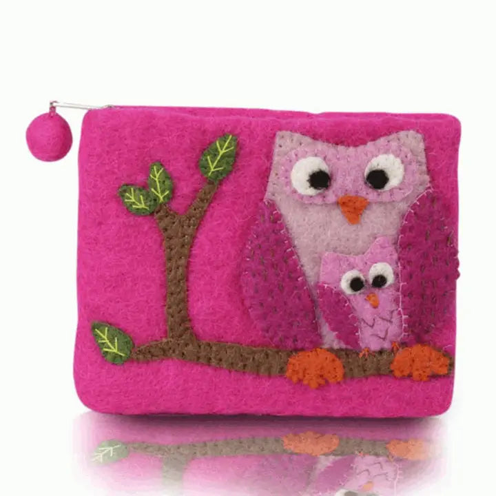 Owl On the Tree Coin Purses