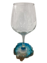 Red Wine Glasses with Built-in Coaster - Starfish