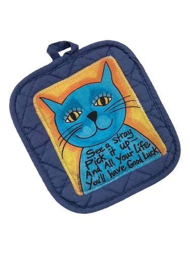 #86 Hot Pad - Stray Cat