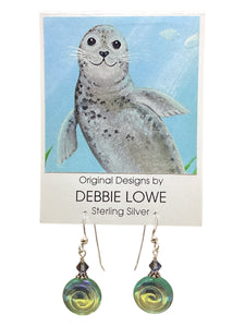 Aqua Swirls Earrings
