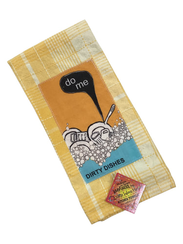 #197 Tea Towel - Dirty Dishes