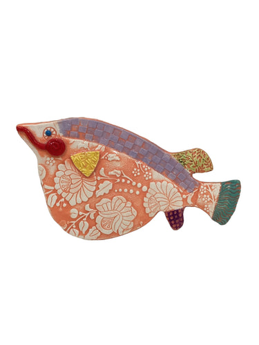 Ceramic Fish - Coral Flower