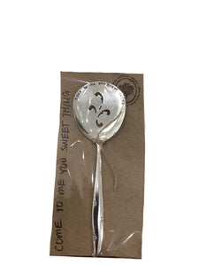 "Come To Me You Sweet Thing" Hand Stamped Dessert Server