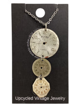 Steampunk Watch Face Trio Necklace