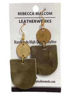 Edie Earrings - Olive