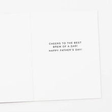 Best Dad On Tap Father's Day Card