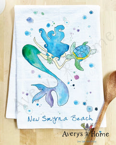 Mermaid & Turtle - Ocean Kitchen Towel