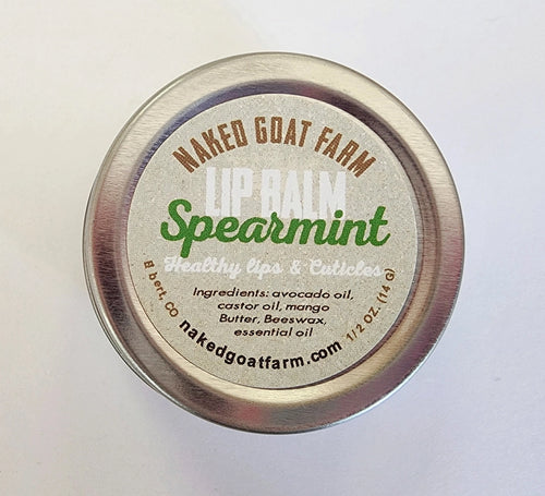 Lip Balm Screw Top Metal Tin - Spearmint