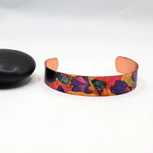 Alcohol Ink Small Copper Cuff