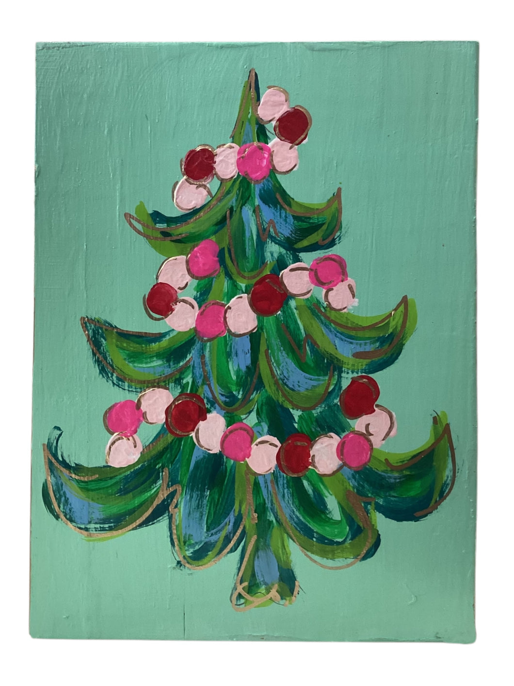 Christmas Tree with Candy Garland