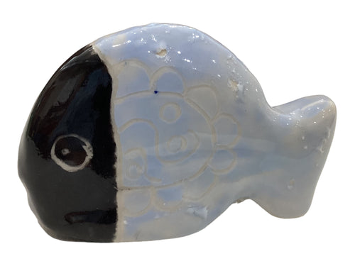 Stone Fish - Black/Blue