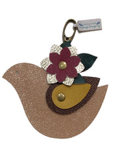Leather Bird Purse Charm