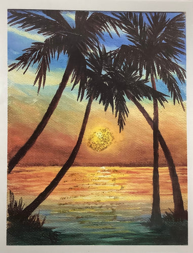 Notecard - Golden Sunset