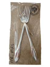 "Mr. & Mrs." Stamped Forks