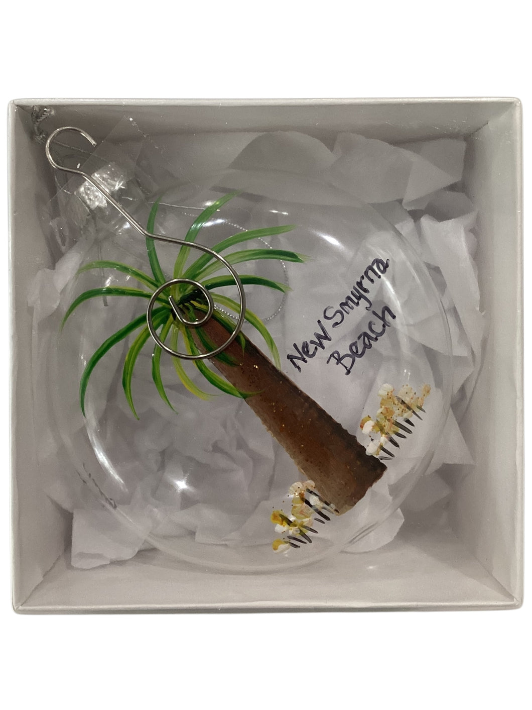 Glass Ornament - Palm Tree