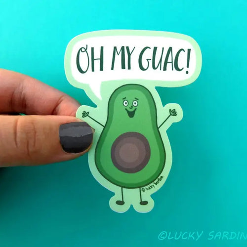 Avocado - Oh My Guac! Vinyl Sticker