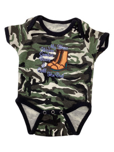 3M Onesie - My Hero Wears Combat Boots I Call Him Dad