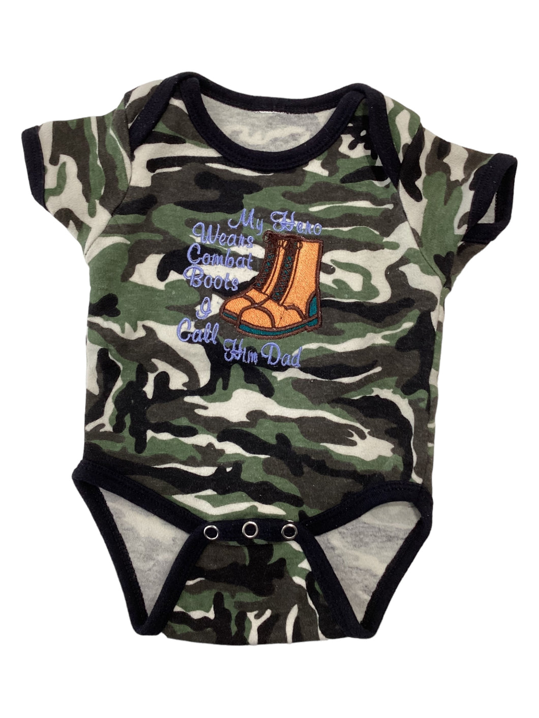 3M Onesie - My Hero Wears Combat Boots I Call Him Dad