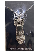Silverplate Owl Necklaces
