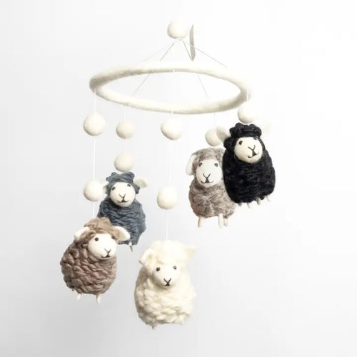 Children Mobile - Sheep - Natural
