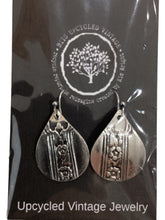 Silver Plate Disk Earrings