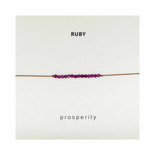 Ruby Bracelet - Confidence/Prosperity