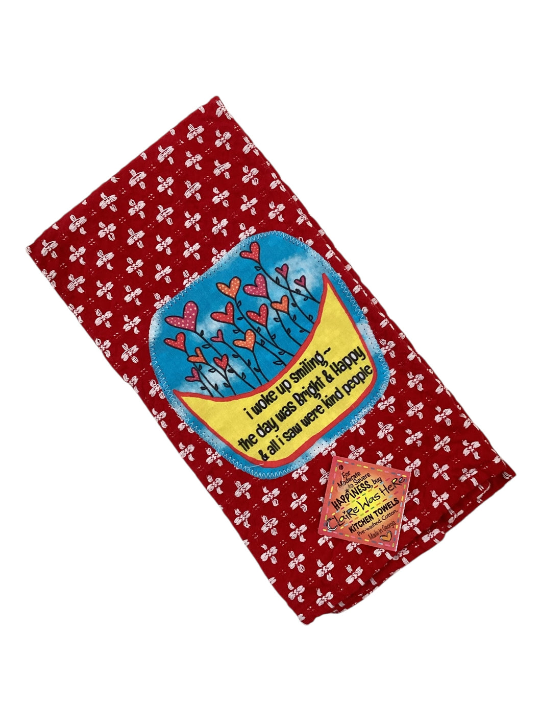 #190 Tea Towel - Bright & Happy