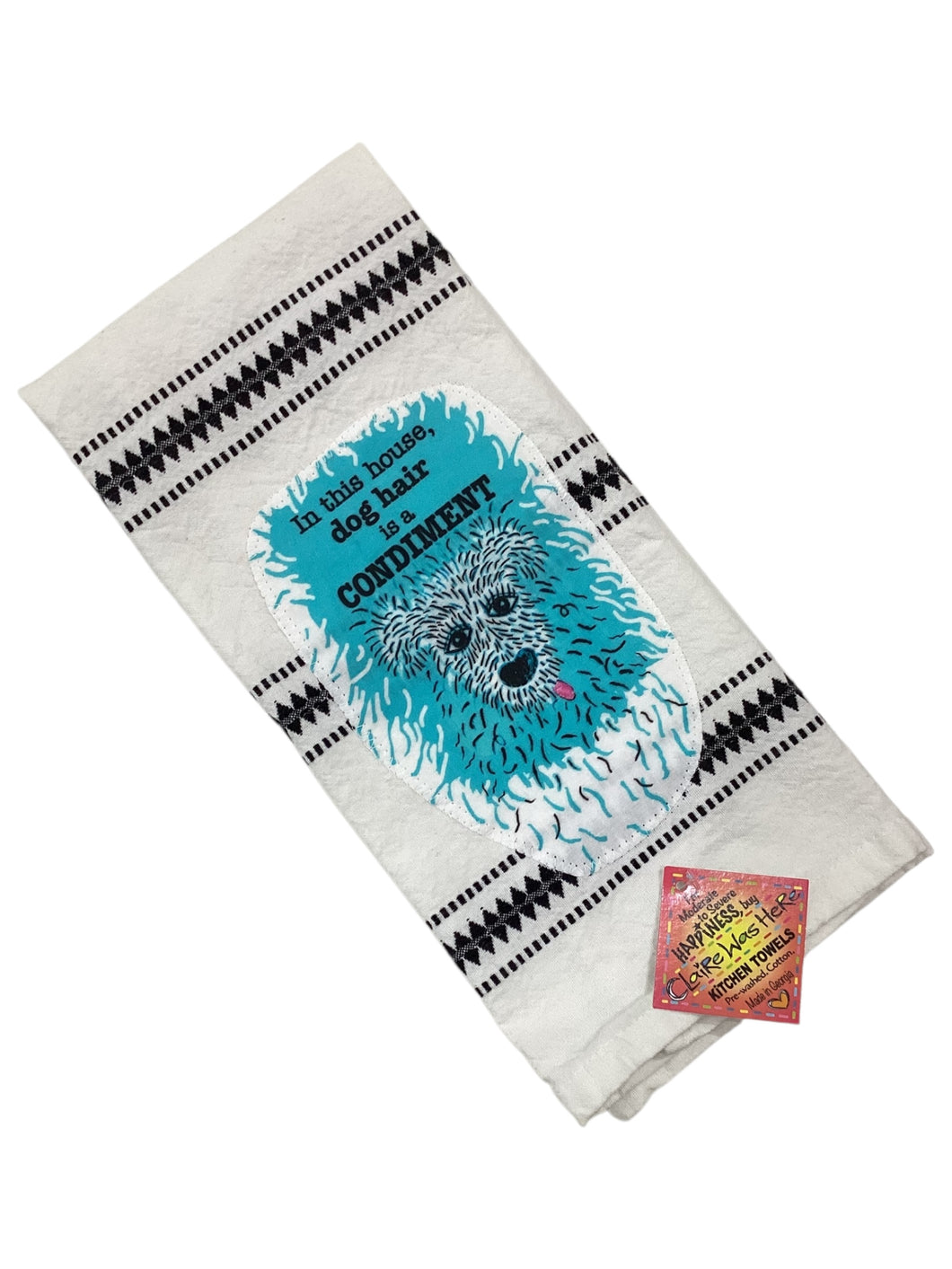 #241 Tea Towel - Dog Hair Condiment