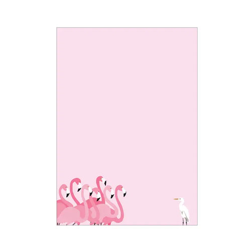 Flock of Flamingos Notepad