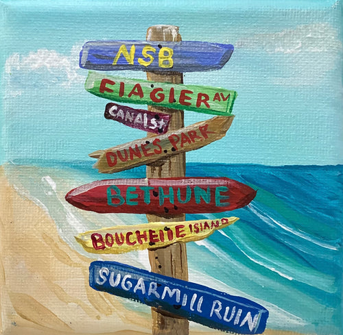 Beach Sign