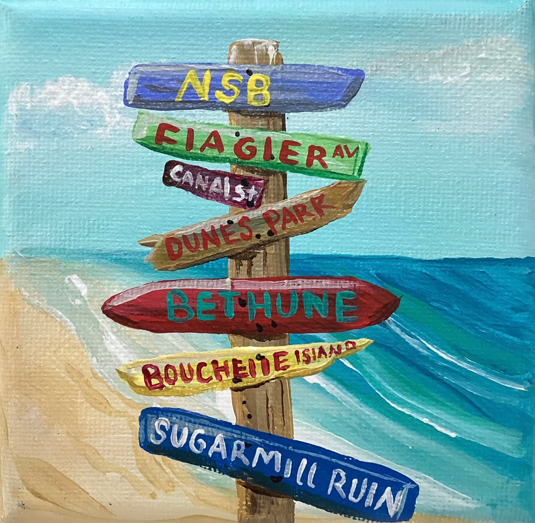 Beach Sign