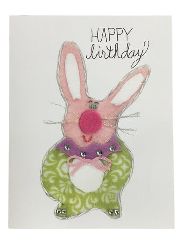 Birthday Card - Bunny