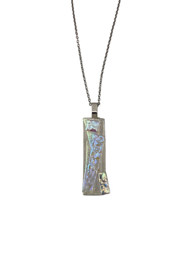 Clear Dichro Necklace