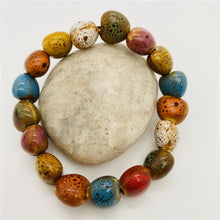 Colored Glazed Ceramic Bracelets