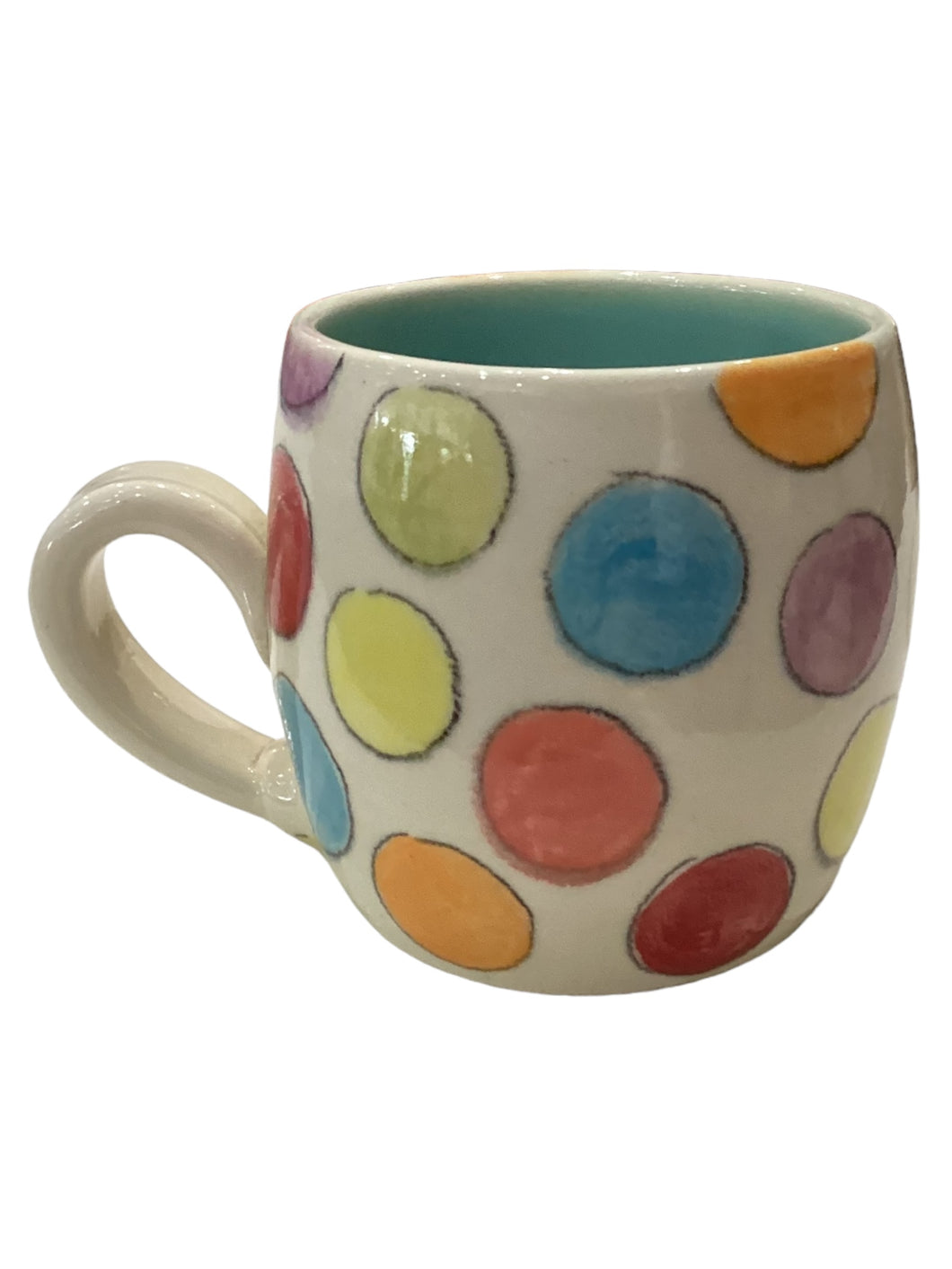 Medium Polka Dot Mug - Multi-Color