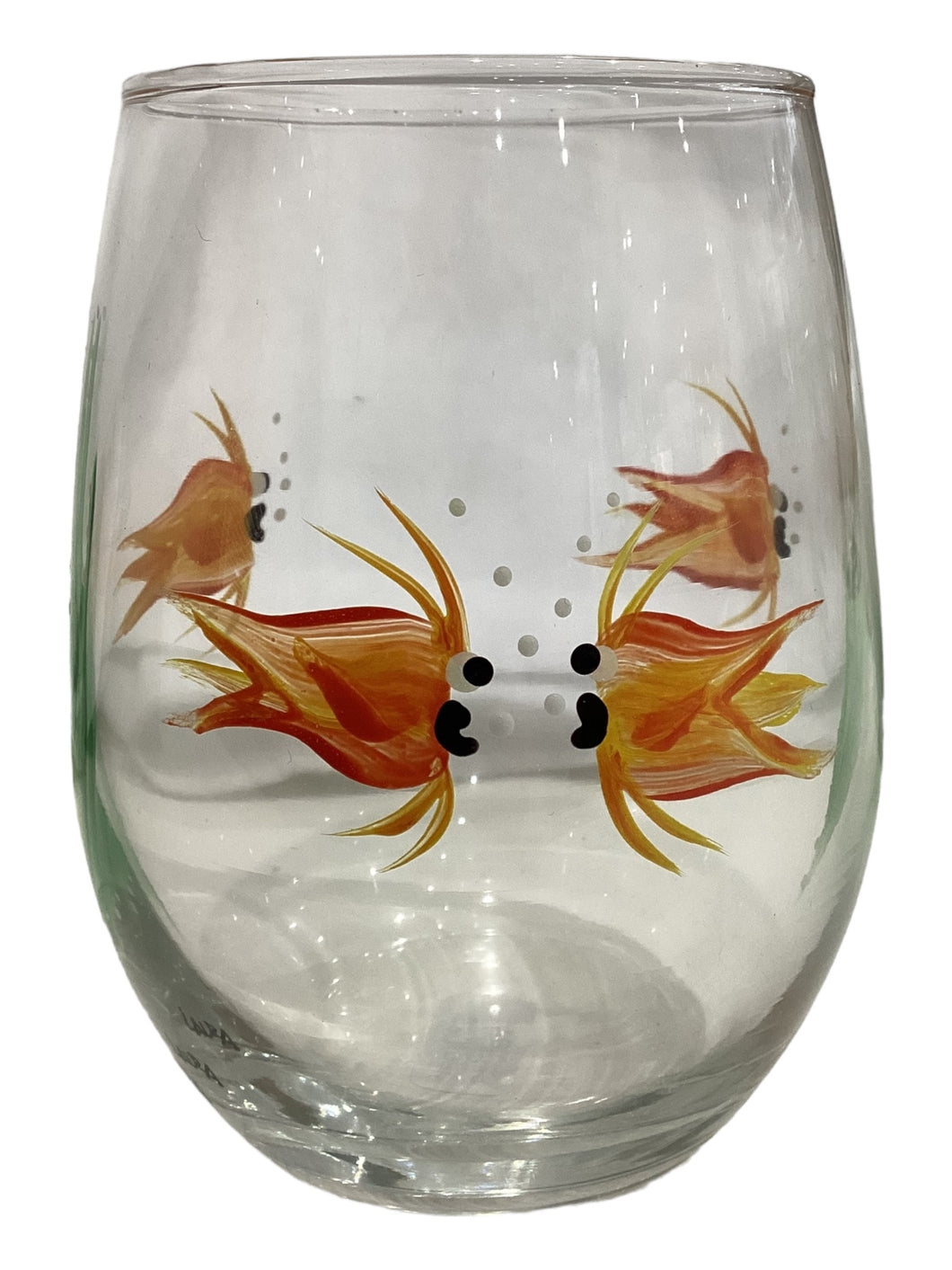 Stemless Wine Glass - Fish