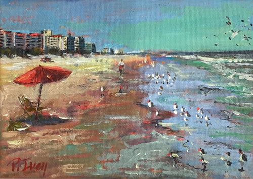 Beach with Easel