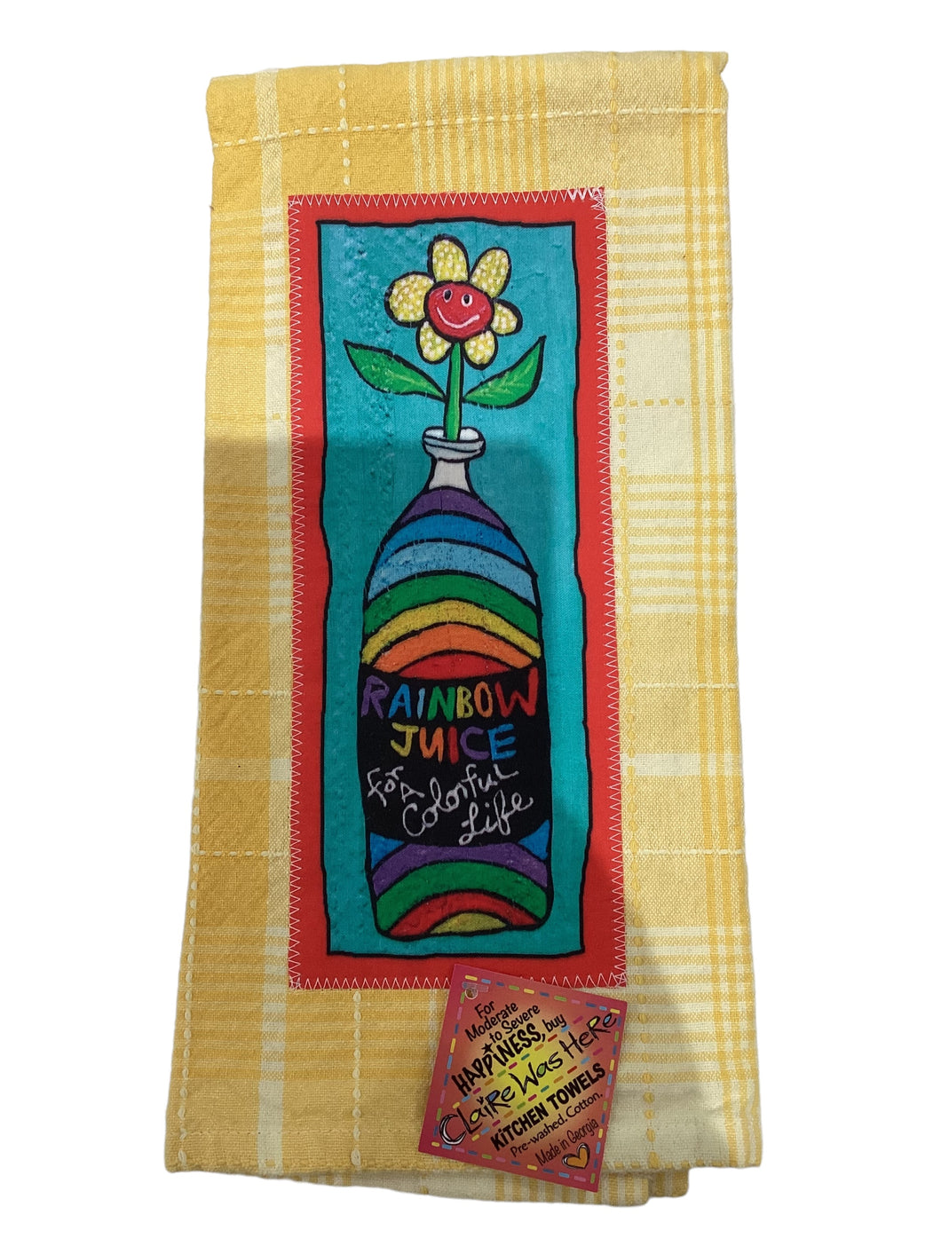 #76 Tea Towel - Rainbow Juice