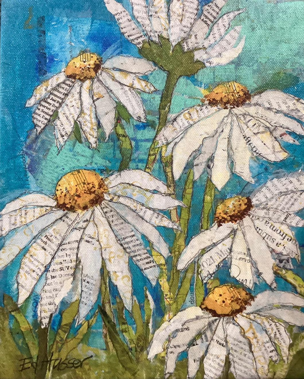 Daisy - Giclee Print on Canvas
