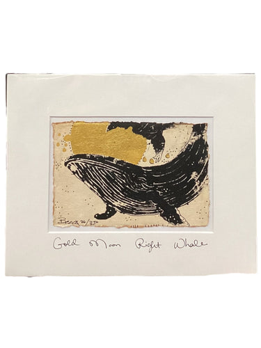 Gold Moon Right Whale - Original - 8