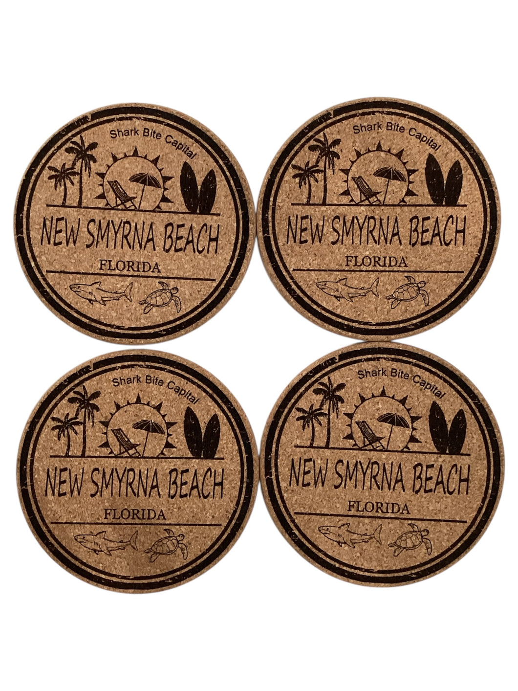 Cork Coaster Set -  NSB Logo